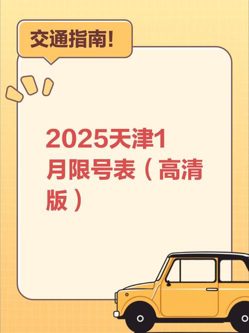 天津今天限几号尾号／天津2025限号时间表